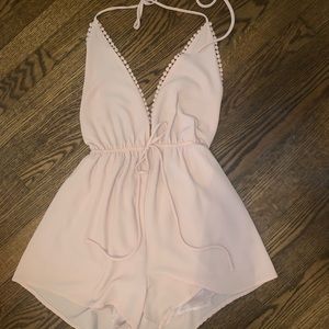 Blush/Nude Romper